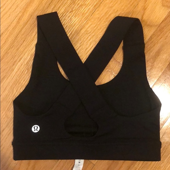 Lululemon Black Unpadded Sports Bra - Picture 2 of 3
